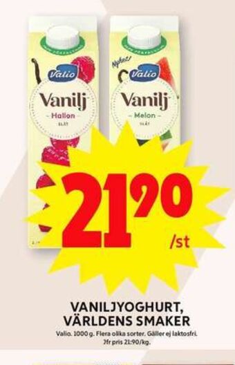 ICA Maxi Valio yoghurt erbjuda