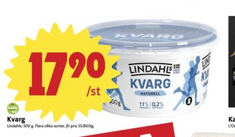 ICA Nära Lindahls kvarg erbjuda