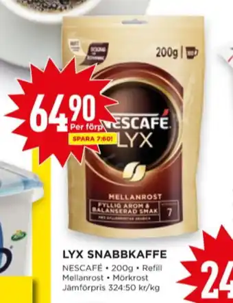 Nescafé lyx instant kaffe