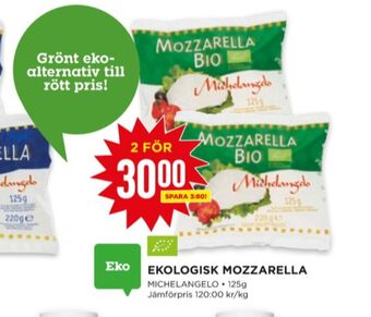 Willys Michelangelo mozzarella erbjuda