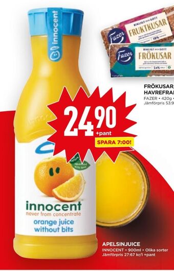Willys Hemma Innocent juice erbjuda