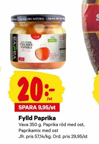 City Gross Fylld Paprika erbjuda