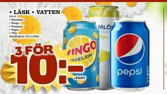 Matdax Läsk • vatten erbjuda