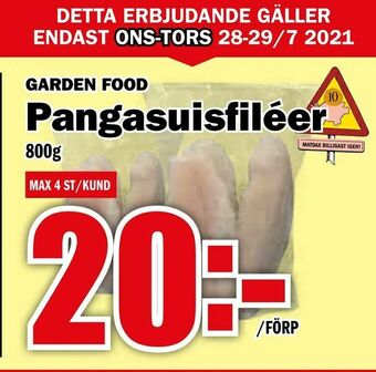 Matdax Garden food erbjuda