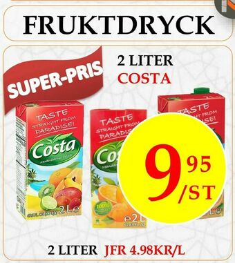 Matmixen Fruktdryck erbjuda