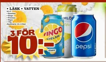 Matvärlden Tensta Läsk • vatten erbjuda