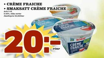 Crème fraiche • smaksatt crème fraiche