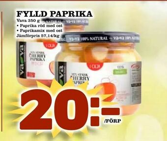 Nya Pulsen Fylld paprika erbjuda