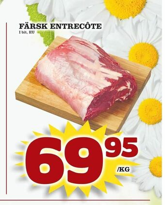 Nya Pulsen Färsk entrecôte erbjuda