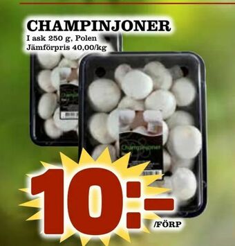 Nya Pulsen Champinjoner erbjuda