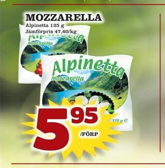 Nya Pulsen Mozzarella erbjuda