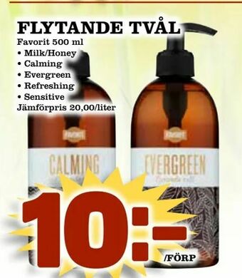 Nya Pulsen Flytande tvål erbjuda