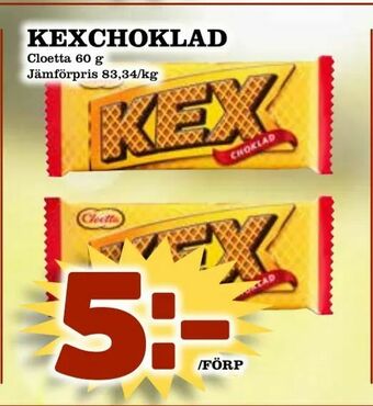 Nya Pulsen Kexchoklad erbjuda
