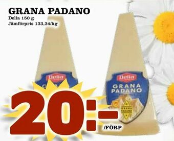 Supergrossen Grana padano erbjuda