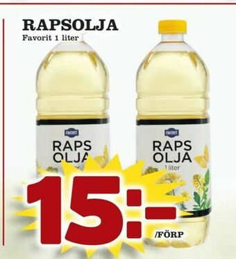 Supergrossen Rapsolja erbjuda