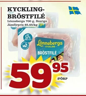 Supergrossen Kycklingbröstfilé erbjuda