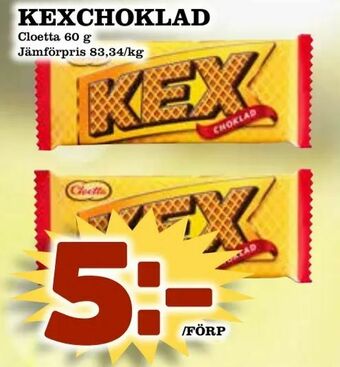 Supergrossen Kexchoklad erbjuda