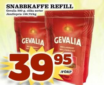 Supergrossen Snabbkaffe refill erbjuda