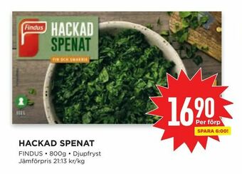 Willys Hackad spenat erbjuda