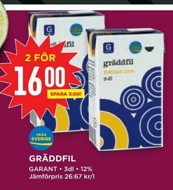 Willys Gräddfil erbjuda