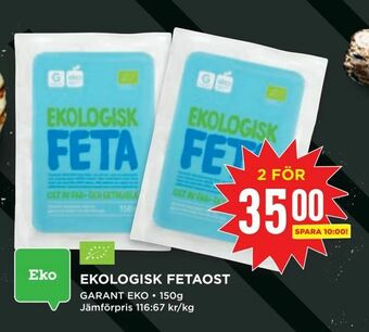 Willys Ekologisk fetaost erbjuda