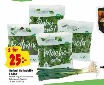 City Gross Sallad, Salladslök i påse erbjuda