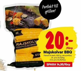 City Gross Majskolvar BBQ erbjuda