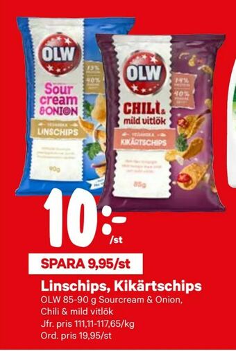 Linschips, Kikärtschips