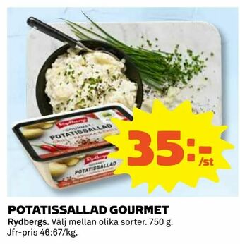 Potatissallad gourmet