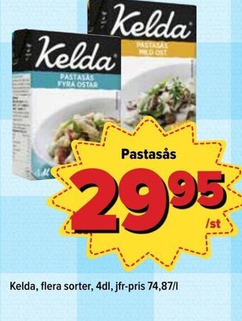 Östenssons Pastasås Kelda erbjuda