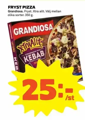Coop Grandiosa Fryst Pizza 350g erbjuda