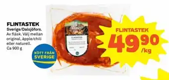 Coop Sverige/Dalsjöfors Flapsteak 900g erbjuda