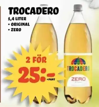 Nelins Trocadero Original/Zero 1,4 liter erbjuda