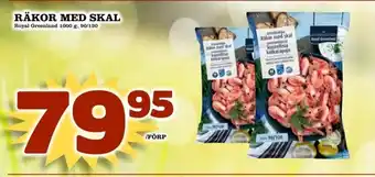 Nelins Royal Greenland Räkor Med Skal 1000g erbjuda