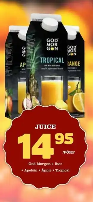 God Morgon Juice 1 liter