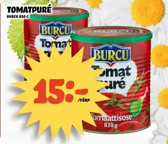 Nelins Burcu Tomatpuré 830g erbjuda