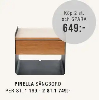 ILVA Pinella sängbord erbjuda