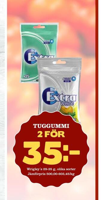 Bonum Matmarknad Tuggummi erbjuda