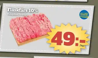 Bonum Matmarknad Fläskfärs 10% erbjuda