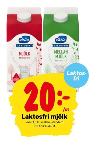 City Gross Laktosfri mjölk erbjuda