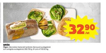 Coop Extra Bröd erbjuda