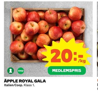 Coop Extra Äpple royal gala erbjuda