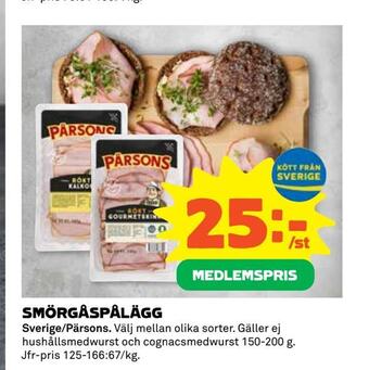 Coop Extra Smörgåspålägg erbjuda