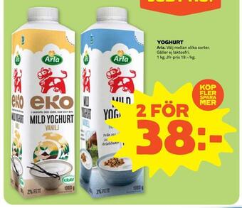 Coop Forum Yoghurt erbjuda