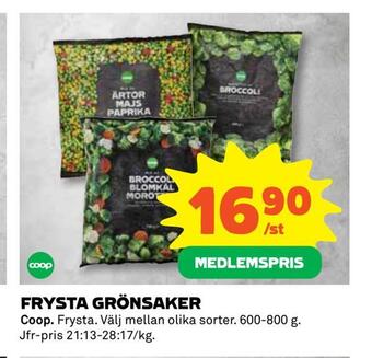 Frysta grönsaker