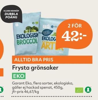Hemköp Frysta grönsaker erbjuda