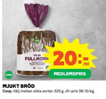 Coop Daglivs Mjukt bröd erbjuda