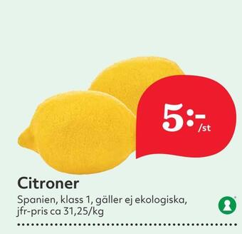 Hemköp Citroner erbjuda