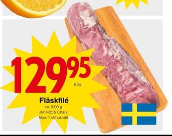 Matöppet Fläskfilé erbjuda