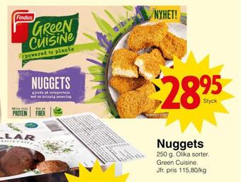 Matöppet Nuggets erbjuda